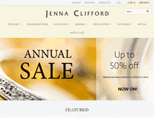 Tablet Screenshot of jennaclifford.com